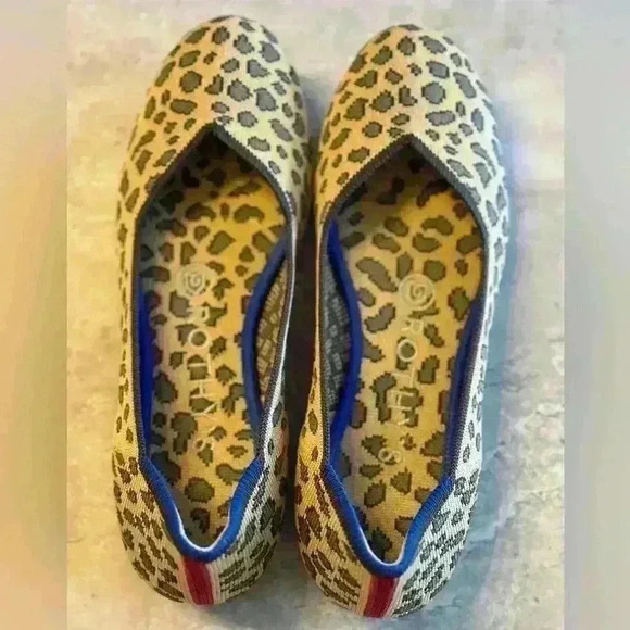 Rothy's Shoes - Rothy’s The Flat Round Toe Cheetah Print Flats